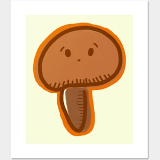 Kawaii Mushroom Posters and Art